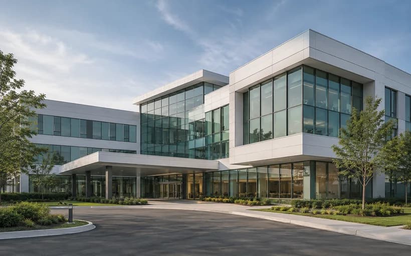 Commercial Glazing System architectural project in Bengaluru, Karnataka